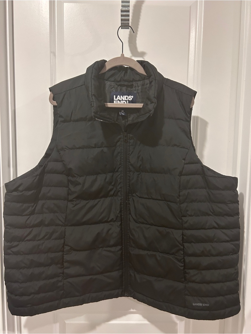 Lands' End Women’s Black Quilted Insulated Vest